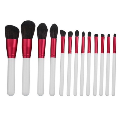 white label makeup brushes set Shaving Eyebrow Pencil Neck Angular Flat Custom Logo Professional Makeup Brushes Private Label