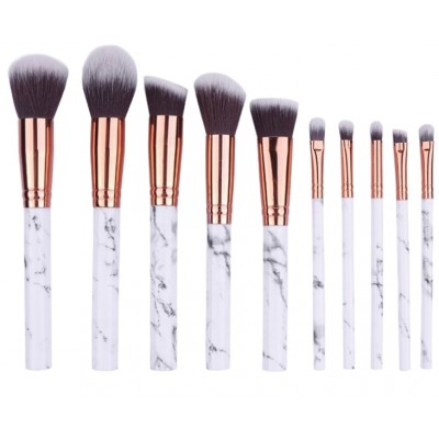 amazon best selling vegan marble Lip Gloss Eyeliner Mascara Eyelash Smudge Custom Logo Professional Makeup Brushes Private Label