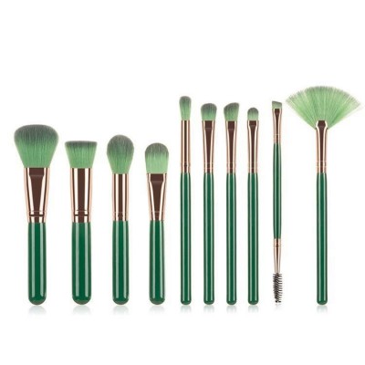 Face Mask Brush Bamboo Eco Friendly Vegan Electroplated Plastic Handle Makeup Customized Logo Lip Cosmetic